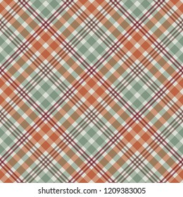 Plaid Seamless Pattern - Plaid design in lovely autumn colors