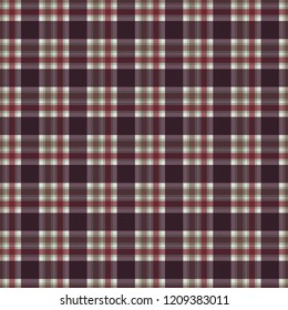 Plaid Seamless Pattern - Plaid design in lovely autumn colors