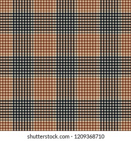 Plaid Seamless Pattern - Plaid design in a variety of autumn colors