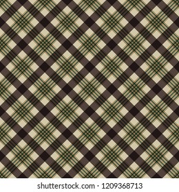 Plaid Seamless Pattern - Plaid design in a variety of autumn colors