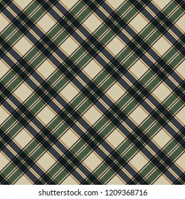Plaid Seamless Pattern - Plaid design in a variety of autumn colors
