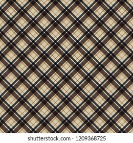 Plaid Seamless Pattern - Plaid design in a variety of autumn colors
