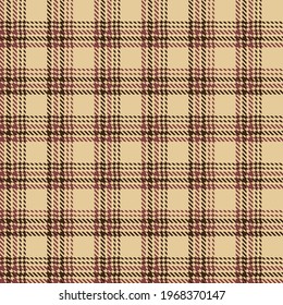 Plaid seamless pattern. Fashion checkered background. Color tartan classic cage. Abstract texture. Vector graphics printing on fabrics, shirts and textiles.