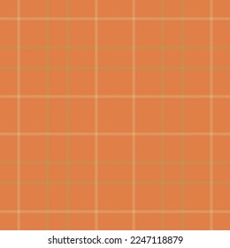 Pintar un patrón impecable en naranja. Comprobar la textura de tela. Diseño de impresión textil vectorial.