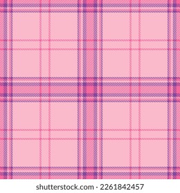 Pintar un patrón impecable en rosa. Comprobar la textura de tela. Diseño de impresión textil vectorial.