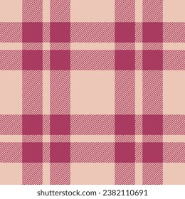 Pintar un patrón impecable en rosa. Comprobar la textura de tela. Diseño de impresión textil vectorial.