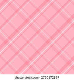 Padrão sem costura xadrez em rosa.Tartan xadrez padrão repetição.Vetor ilustração geométrica fundo para tecido e impressões.