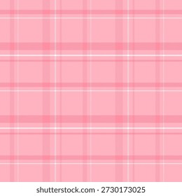 Padrão sem costura xadrez em rosa.Tartan xadrez padrão repetição.Vetor ilustração geométrica fundo para tecido e impressões.