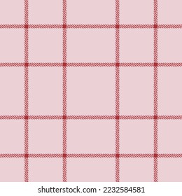Pintar un patrón impecable en rojo. Comprobar la textura de tela. Diseño de impresión textil vectorial.