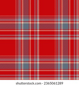 Pintar un patrón impecable en rojo. Comprobar la textura de tela. Diseño de impresión textil vectorial.