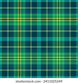 Plaid seamless pattern. Repeating checker fabric for design prints plaids. Repeated check ekose. Checks square line. Vichi cloth. Tartan repeat textile. Scottish madras flannel. Vector illustration