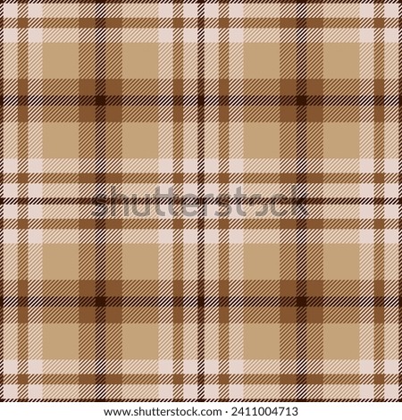 Plaid seamless pattern. Repeating checker fabric for design prints plaids. Repeated check ekose. Checks square line. Vichi cloth. Tartan repeat textile. Scottish madras flannel. Vector illustration