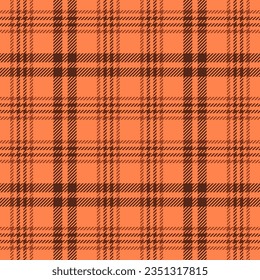 Plaid Seamless Pattern In Soft Brown Color
