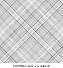 Patrón sin fisuras. Textura de tela de franja. Comprobar el fondo cuadrado. Diseño textil vectorial tartán.