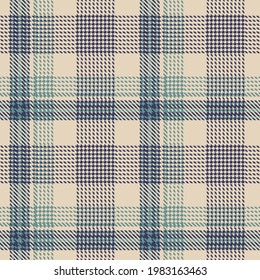 Plaid seamless pattern. Tartan colored classic cage. Fashion checkered background. Abstract texture. Vector graphics printing on fabrics, shirts, textiles and tablecloth.