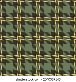 Plaid seamless pattern. Tartan colored classic cage. Fashion checkered background. Abstract texture. Vector graphics printing on fabrics, shirts, textiles and tablecloth.