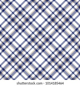 Plaid seamless pattern for textile. Fabric texture. Vector background eps10