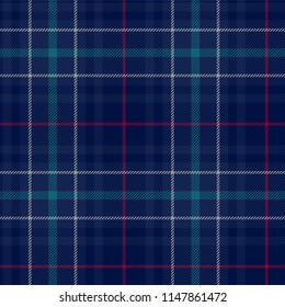 Plaid Seamless Pattern. Vector Background