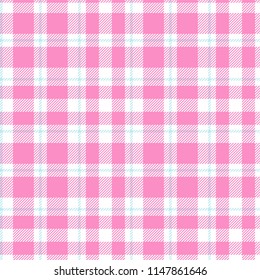Plaid seamless pattern. Vector background