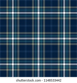 Plaid seamless pattern. Vector background