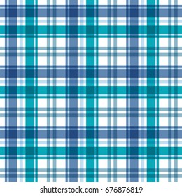 Plaid seamless pattern. Vector background