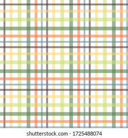 Plaid seamless pattern vector EPS