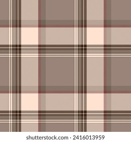 Plaid seamless vector gingham pattern. Colored scottish checkered texture background. Fashion Tartan wallpaper. Printing on fabric, shirt, textile, curtain and tablecloth.