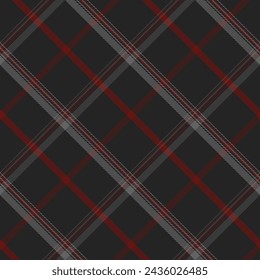 Plaid seamless vector gingham pattern. Colored scottish checkered texture background. Fashion Tartan wallpaper. Printing on fabric, shirt, textile, curtain and tablecloth.
