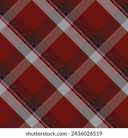 Plaid seamless vector gingham pattern. Colored scottish checkered texture background. Fashion Tartan wallpaper. Printing on fabric, shirt, textile, curtain and tablecloth.