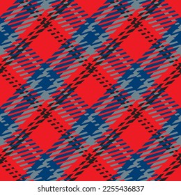 Plaid seamless vector pattern. Color background scottish checkered texture. Tartan cage fashion wallpaper. Printing on fabric, shirt, textile, curtain and tablecloth.
