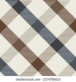 Plaid seamless vector pattern. Colored  background scottish checkered texture. Tartan cage fashion wallpaper. Printing on fabric, shirt, textile, curtain and tablecloth. Vector.