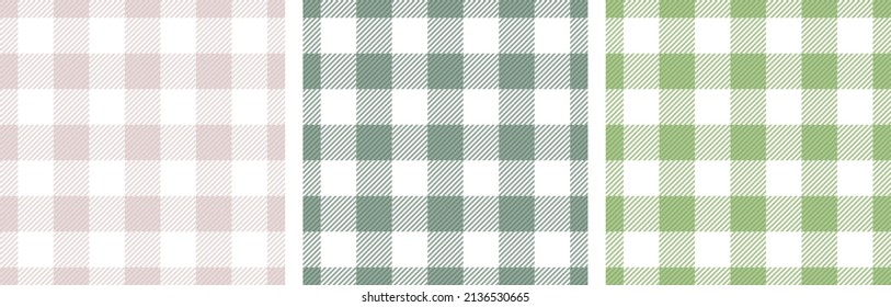 Plaid shirt crossed lines geometric seamless paterns design. Plaid tartan flannel textile print for table cloth. Crossed stripes shirt texture.