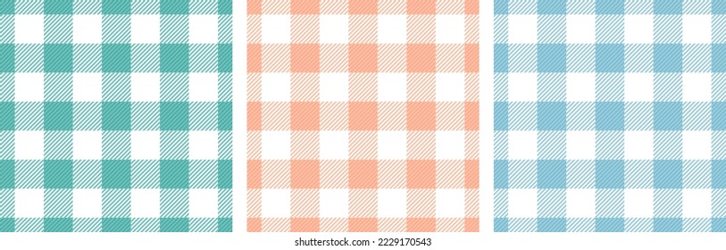 Plaid shirt crossed stripes modern seamless paterns design. Plaid checkered woven textile print for shirt. Crossed lines scarf texture.