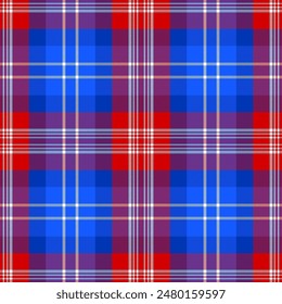 Plaid Tartan colored seamless pattern,EPS 10.