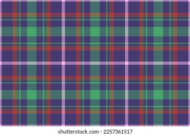 Plaid tartan fabric. Vector background textile. Texture seamless pattern check in light and red colors.