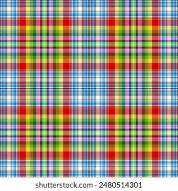 Plaid tartan fabrics pattern colored perfect seamless fabrics pattern,EPs 10.