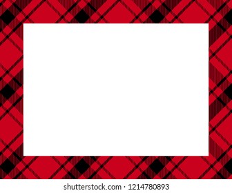 Plaid Tartan Frame to use as a background
