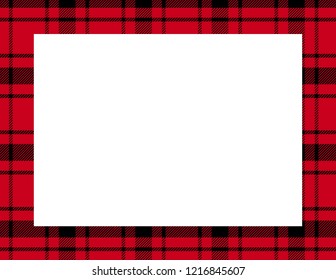 Plaid Tartan Frame to use as a background
