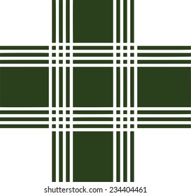 Plaid tartan on black background.Vector patterns.