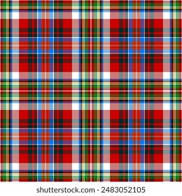 Plaid Tartan pattern,Colored seamless plaid tartan pattern,EPS 10.