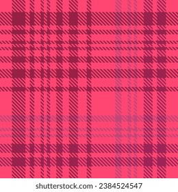 Plaid Tartan Pink Seamless Pattern For Skirt
