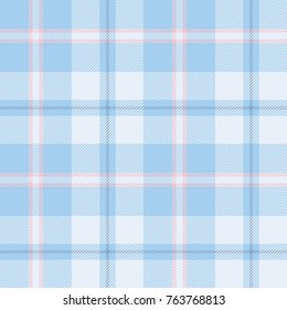Plaid (tartan) seamless pattern. Baby color scheme.