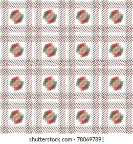 Plaid Tartan Seamless Pattern Background. Traditional Scottish Ornament. Seamless Tartan Tiles. Trendy Vector Illustration for Wallpapers.