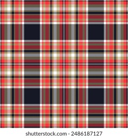Plaid Tartan seamless pattern of illustration vector expert 
 semless pattern design.Checkered tweed plaid repeating wallpaper. Natural  fabric and textile swatch design. Vector,EPS 10.