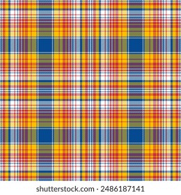 Plaid Tartan seamless pattern of illustration vector expert 
 semless pattern design.Checkered tweed plaid repeating wallpaper. Natural  fabric and textile swatch design. Vector,EPS 10.