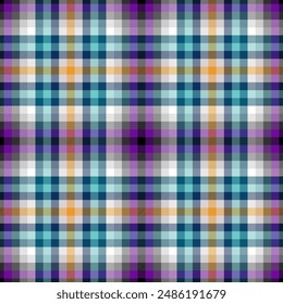 Plaid Tartan seamless pattern of illustration vector expert 
 semless pattern design.Checkered tweed plaid repeating wallpaper. Natural  fabric and textile swatch design. Vector,EPS 10.