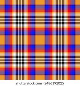 Plaid Tartan seamless pattern of illustration vector expert 
 semless pattern design.Checkered tweed plaid repeating wallpaper. Natural  fabric and textile swatch design. Vector,EPS 10.