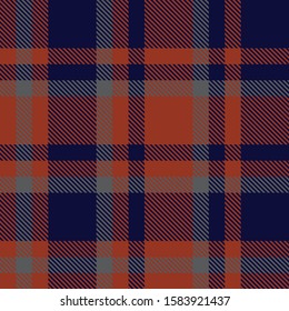 Plaid Tartan Seamless Pattern for shirt printing, fabric, textiles, jacquard patterns, backgrounds and websites