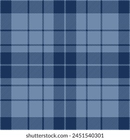 plaid tartan seamless repeat pattern. This is a blue plaid vector illustration. Design for decorative,wallpaper,shirts,clothing,tablecloths,blankets,wrapping,textile,fabric,texture