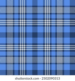 plaid tartan seamless repeat pattern. This is a blue, navy blue checkered plaid vector illustration.  Design for decorative,wallpaper,shirts,clothing,tablecloths,wrapping,textile,fabric,texture